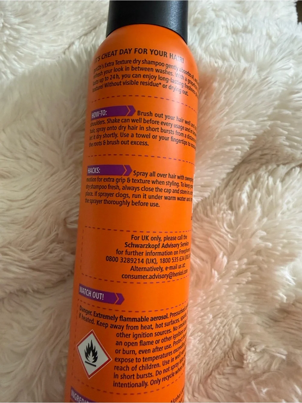 got2b dry shampoo- grapefruit and amber